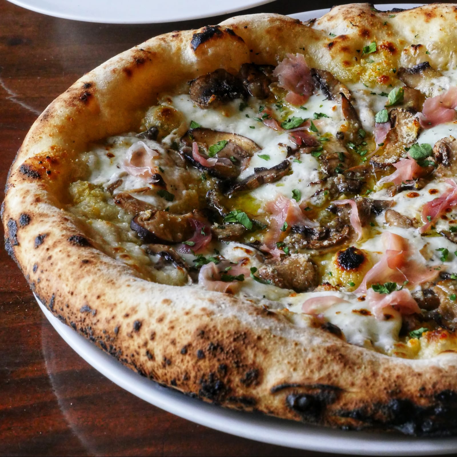 Fresh Mushrooms and Truffle Burrata